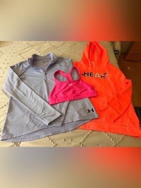 Under Armour Girls L/XL Bundle!!
